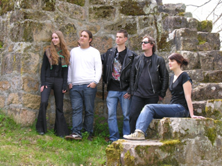 "Klick" (von links nach rechts: Britta Bernhardt, Lukas Adamitis, Florian Greiner, Oliver Weinschenk, Selina Baas)
